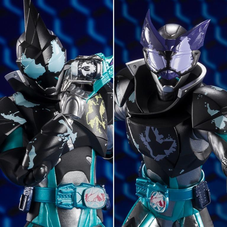 預訂 Shf 幪面超人evil 蝙蝠基因組胡狼基因組kamen Rider Evil Bat Genome Jackal Genome 假面騎士利維斯live S H Figuarts 五十嵐大二 興趣及遊戲 玩具 遊戲類