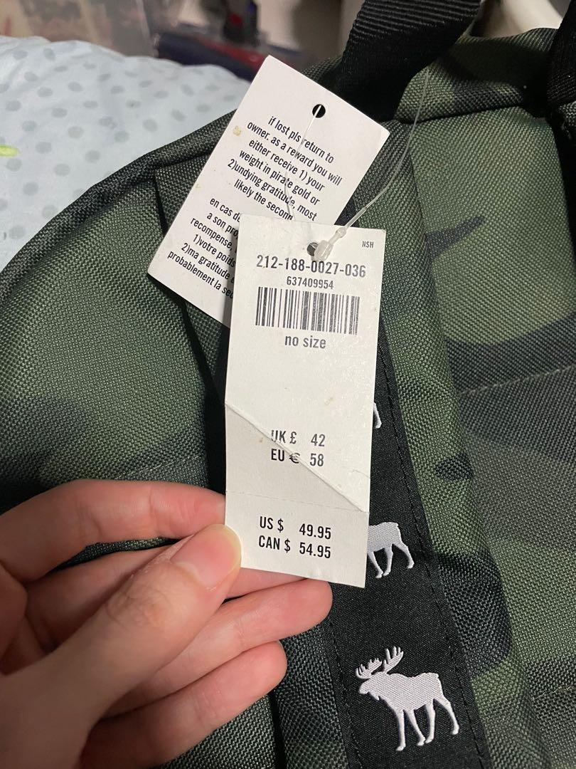 Abercrombie top kids backpack