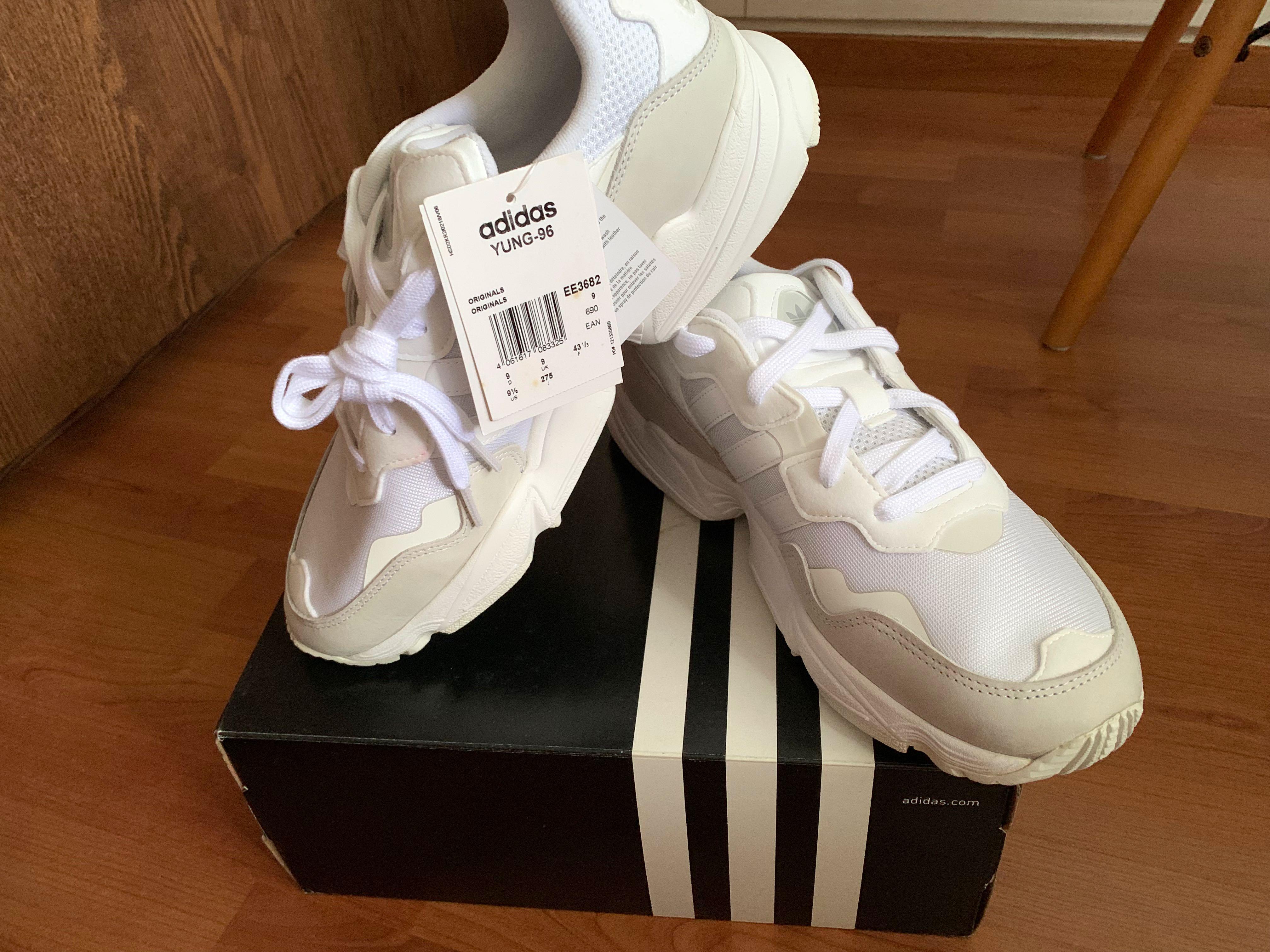 Adidas yung 96 j white on sale