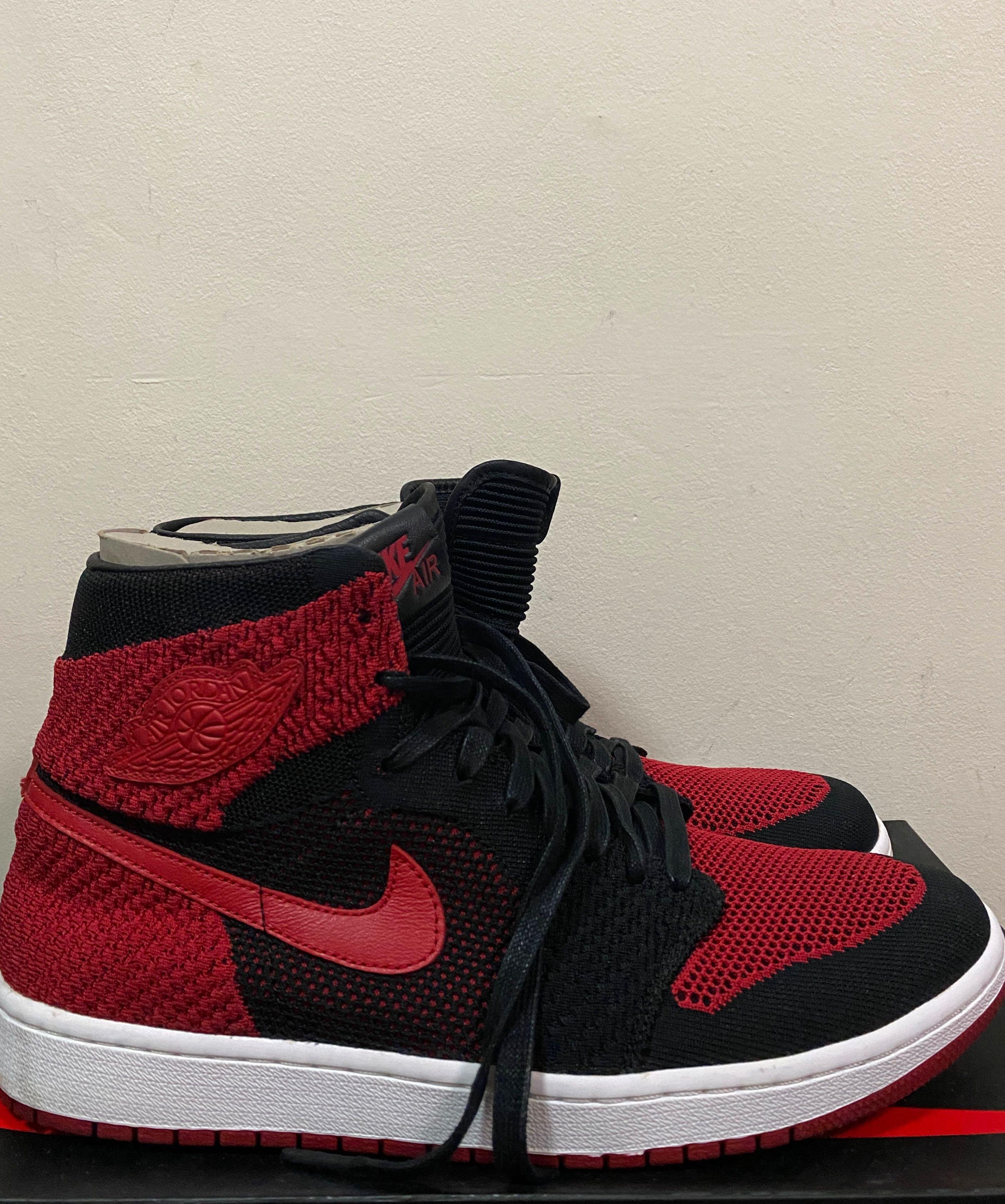 Air jordan sales 1 flyknit bred