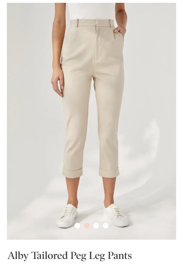 LB Alby Tailored Peg Leg Pants, Women's 