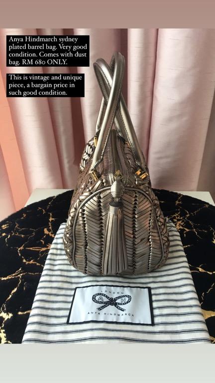 Anya hindmarch barrel discount bag