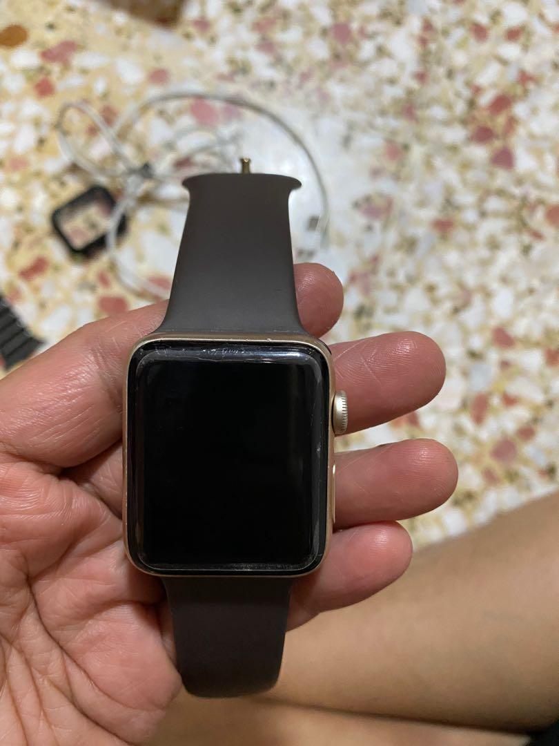 Apple watch series 2 gold 42 mm Mobile Phones Gadgets Wearables Smart Watches on Carousell