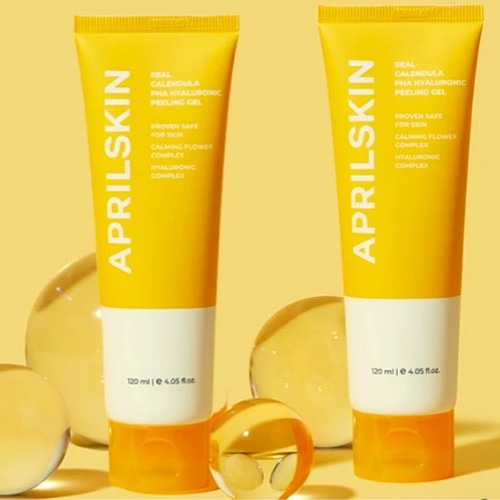 Aprilskin Official Real Calendula PHA Hyaluronic Peeling Gel Twin Set
