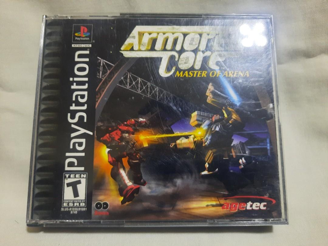 Armored Core Master of Arena - Sony Playstation 1 PS1 PSX - Editorial use  only Stock Photo - Alamy