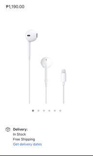Authentic Apple Earpods with freebie