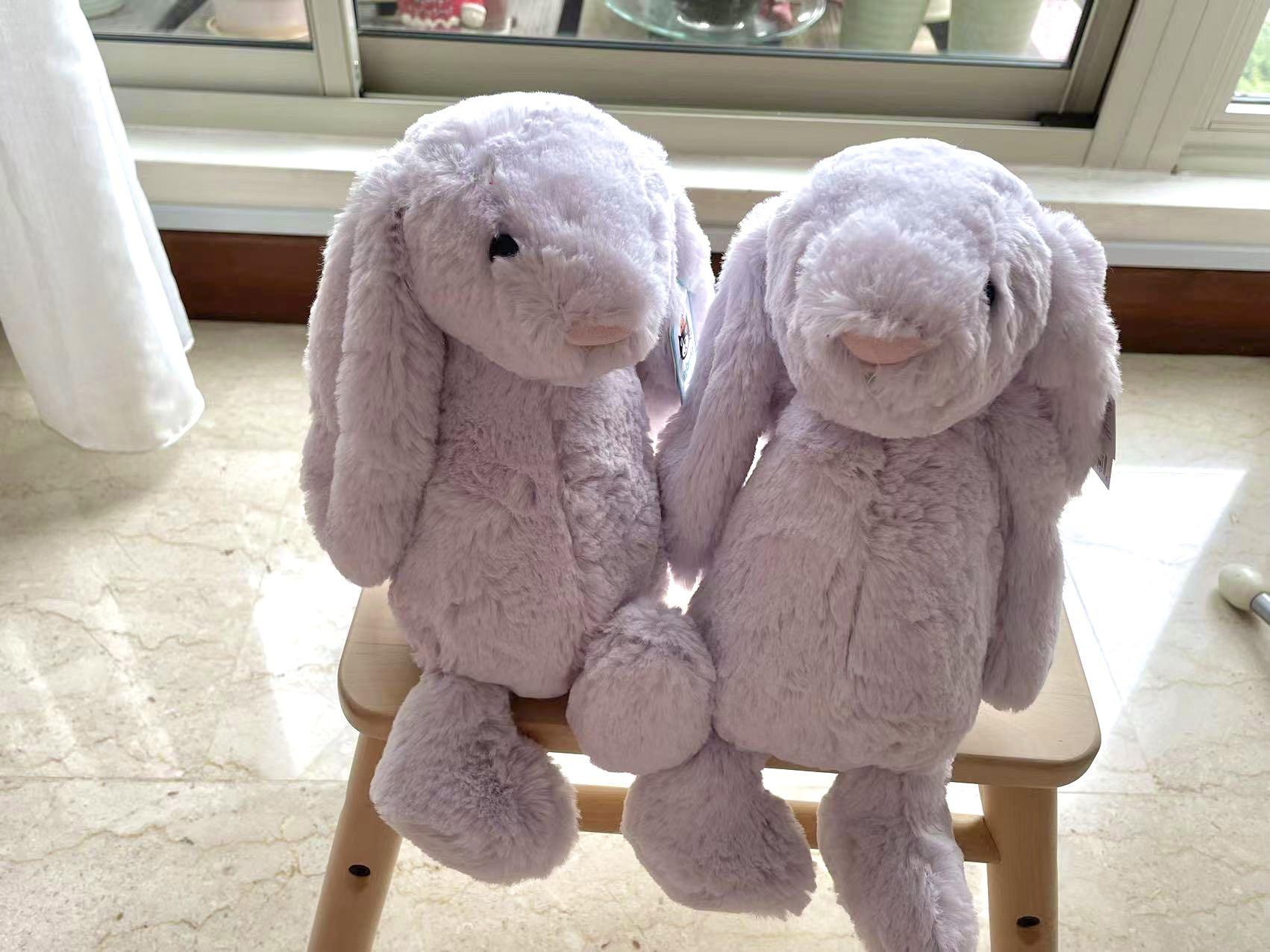AUTHENTIC Jellycat Bashful Lavender Bunny Medium 31cm x 12cm Hobbies Toys Toys Games on Carousell