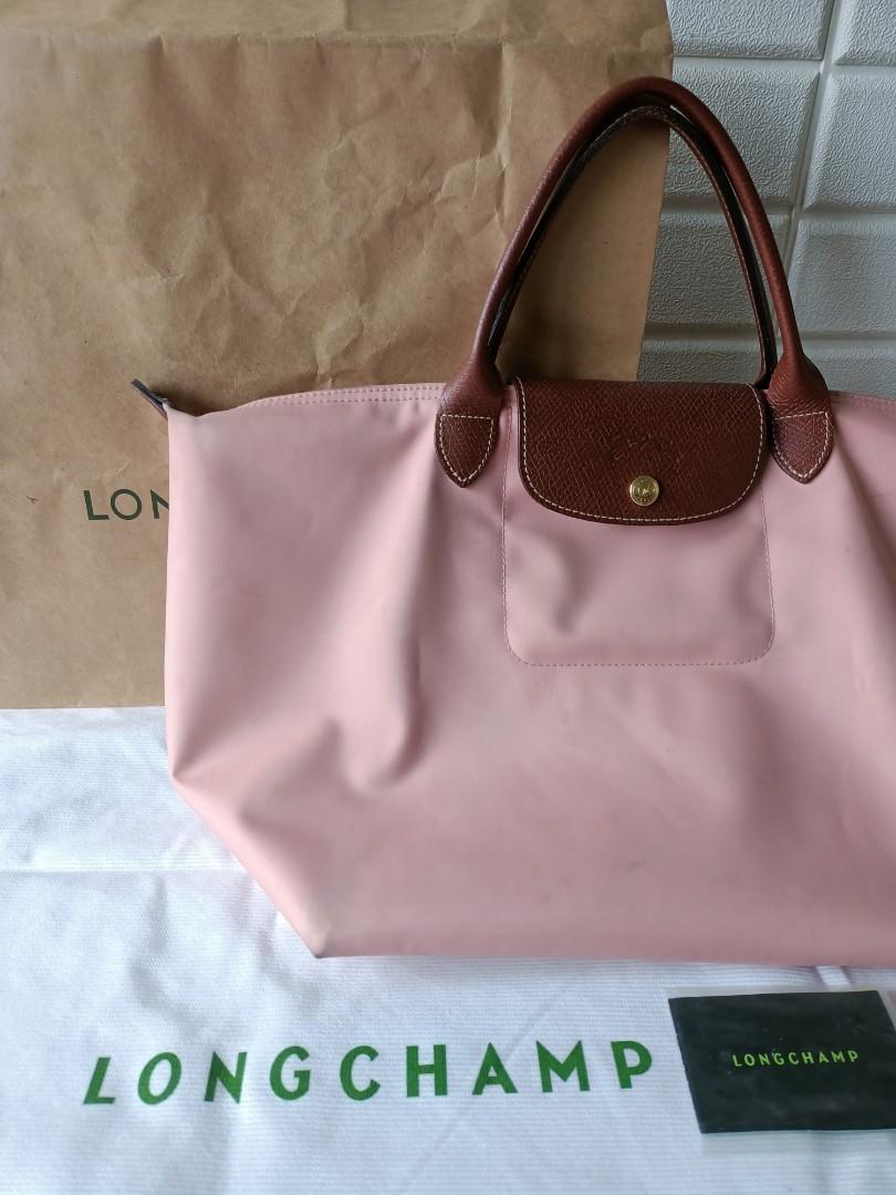 AUTHENTIC LONGCHAMP LE PLIAGE MEDIUM SHORT HANDLE, Women's Fashion