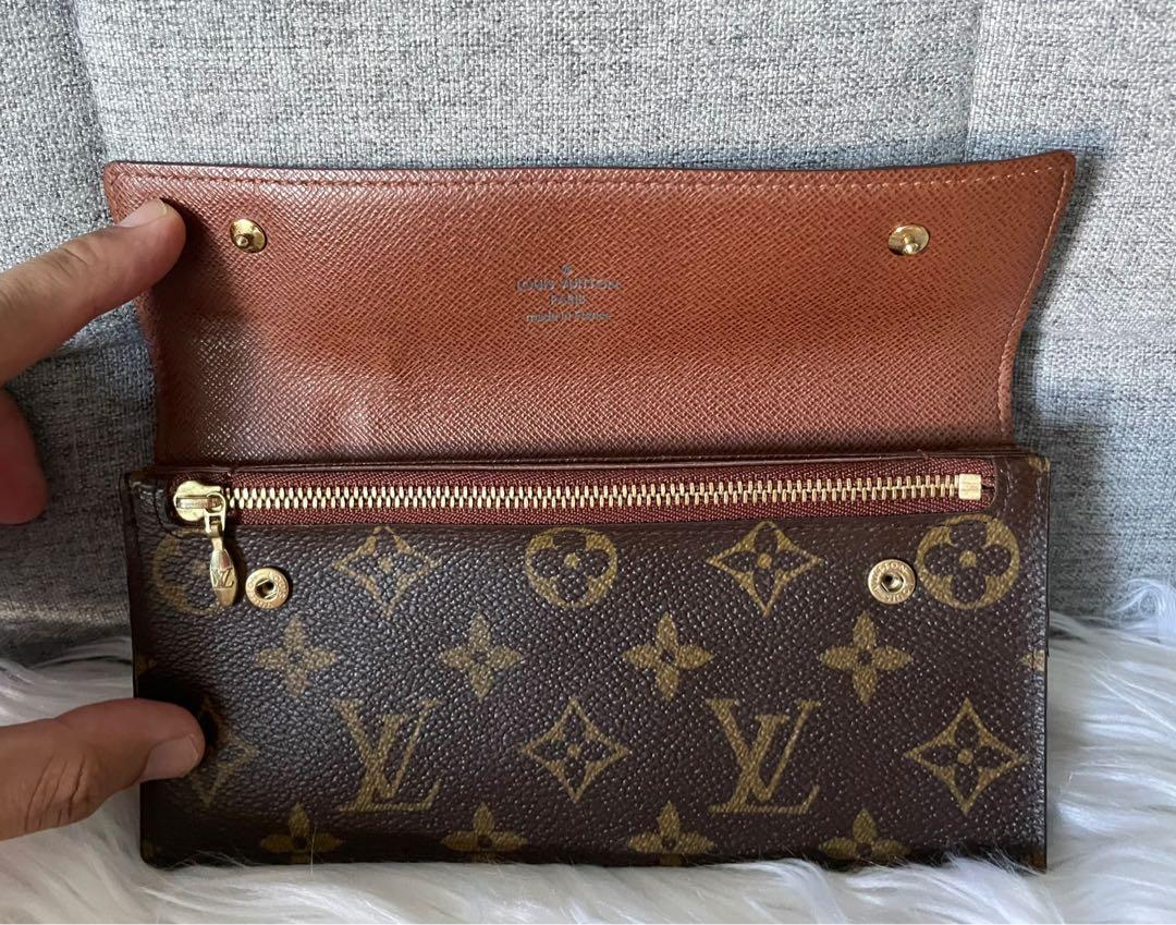 Louis Vuitton, Bags, Authentic Louis Vuitton Monogram Accordion Wallet  With Chain