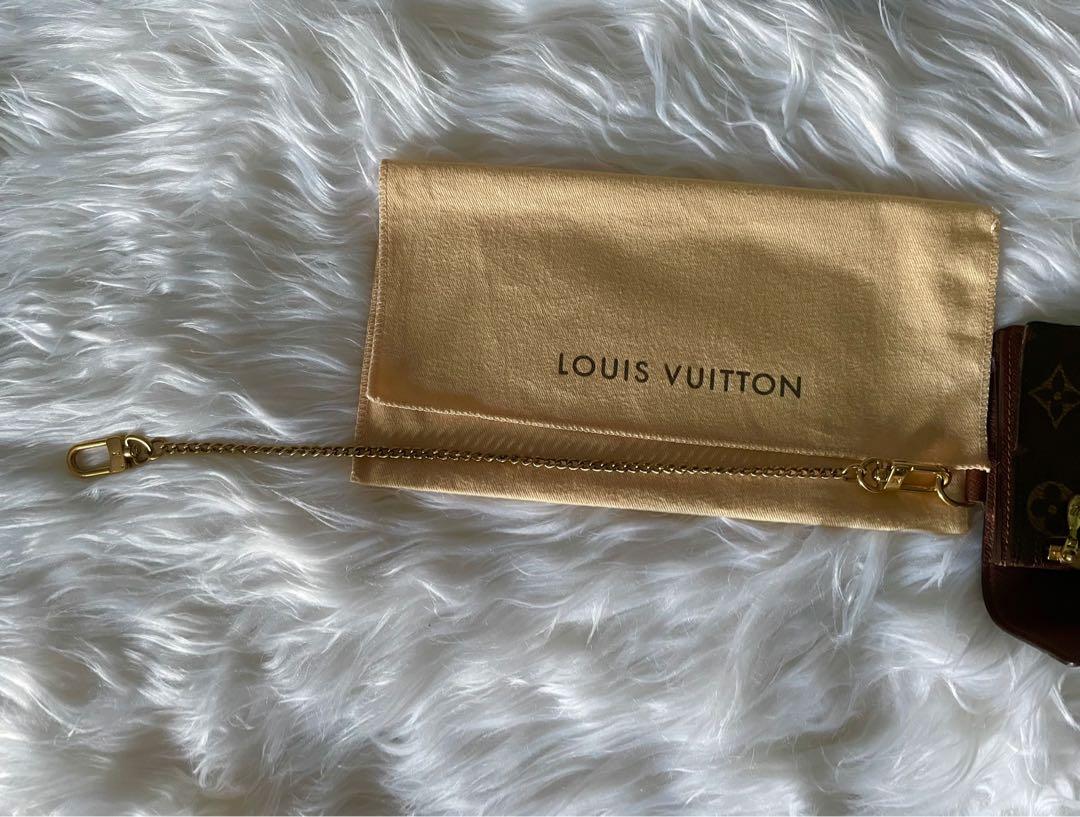 Louis Vuitton Damier Gold Gm Accordion Moto Chain Long Travel Wallet –  MISLUX
