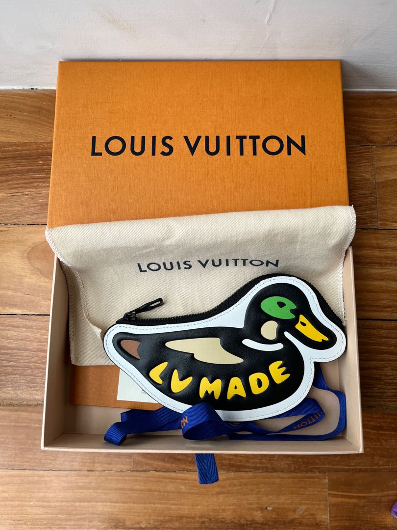Louis Vuitton DAMIER 2020 SS Duck coin card holder