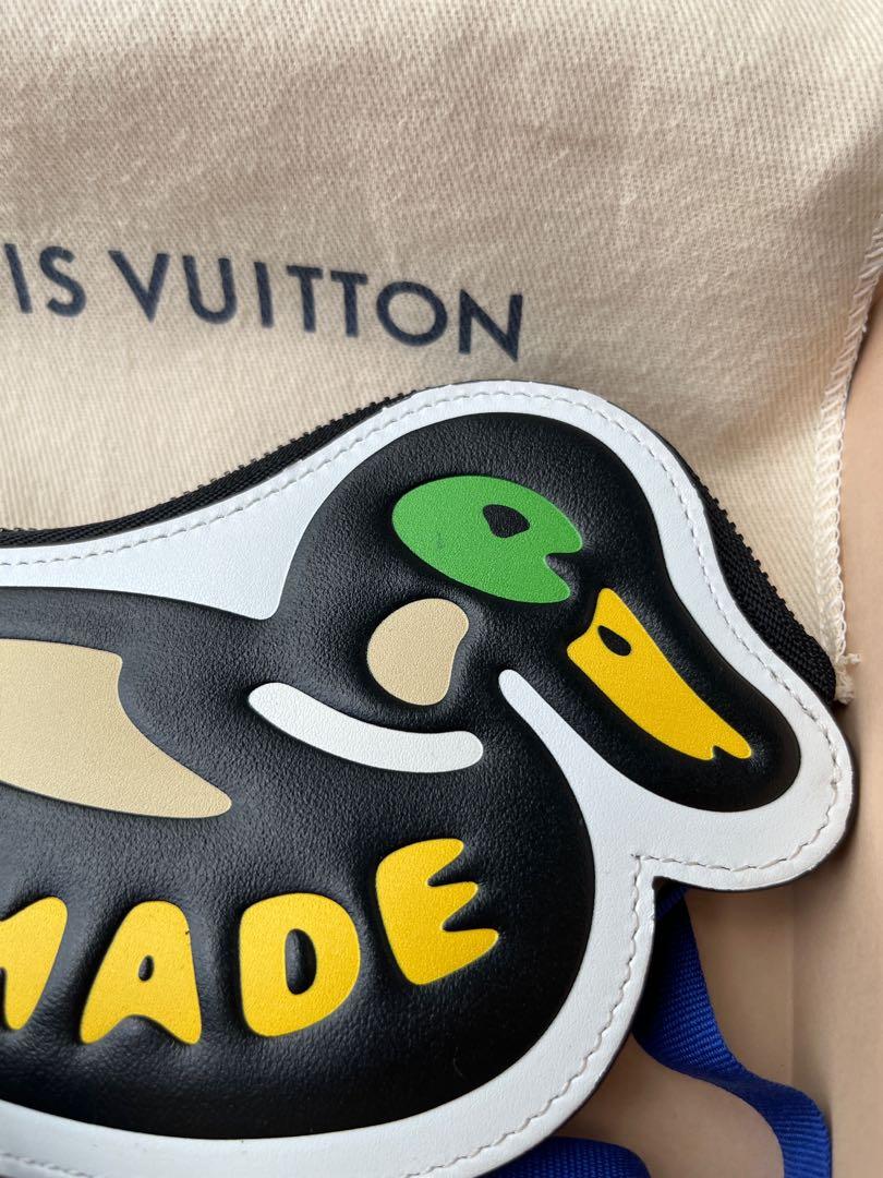 LOUIS VUITTON Louis Vuitton Damier Giant Duck Coin Case Card Folder NIGO  Collaboration N60388 Brown Multicolor