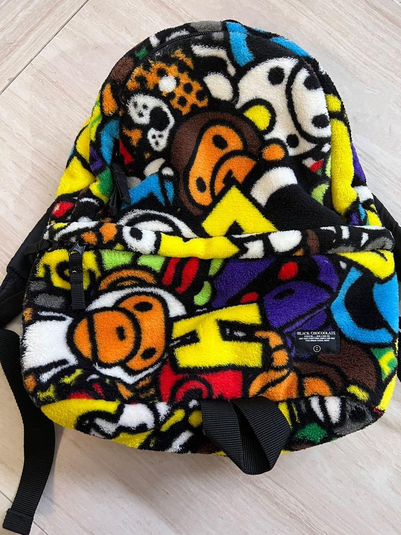 BAPE Bathing Ape x chocoolate baby milo kids backpack Carousell