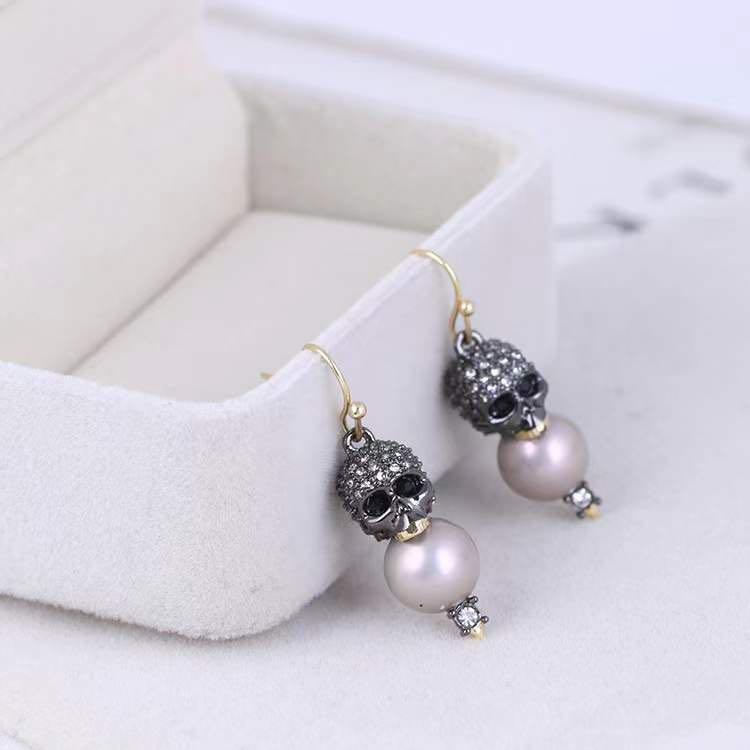Alexis bittar skull earrings cheap