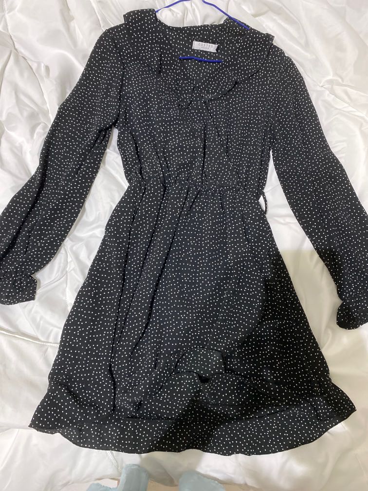 Costes dot cheap ruffle dress