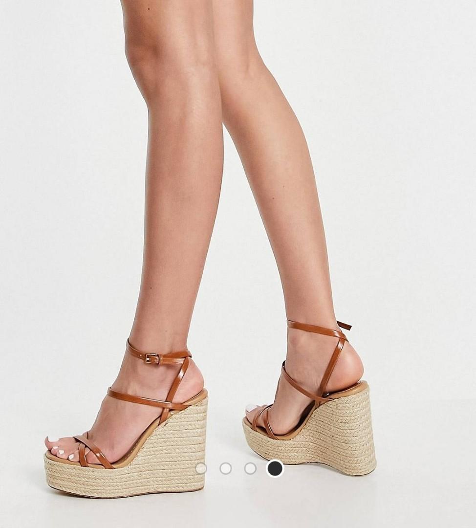 Topshop 2025 tan wedges
