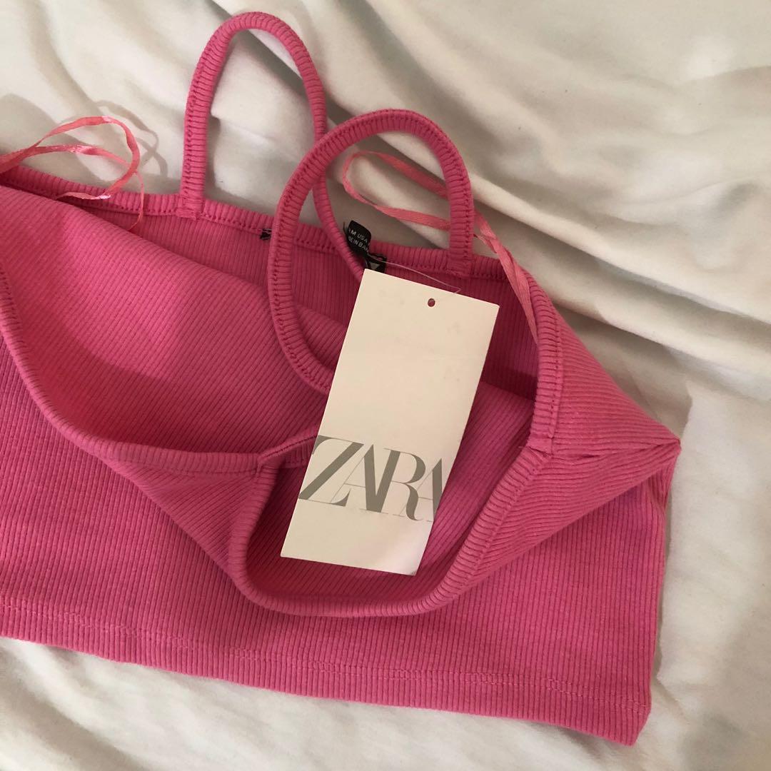 Brand new Zara Pink Halter Top, Women's Fashion, Tops, Sleeveless on
