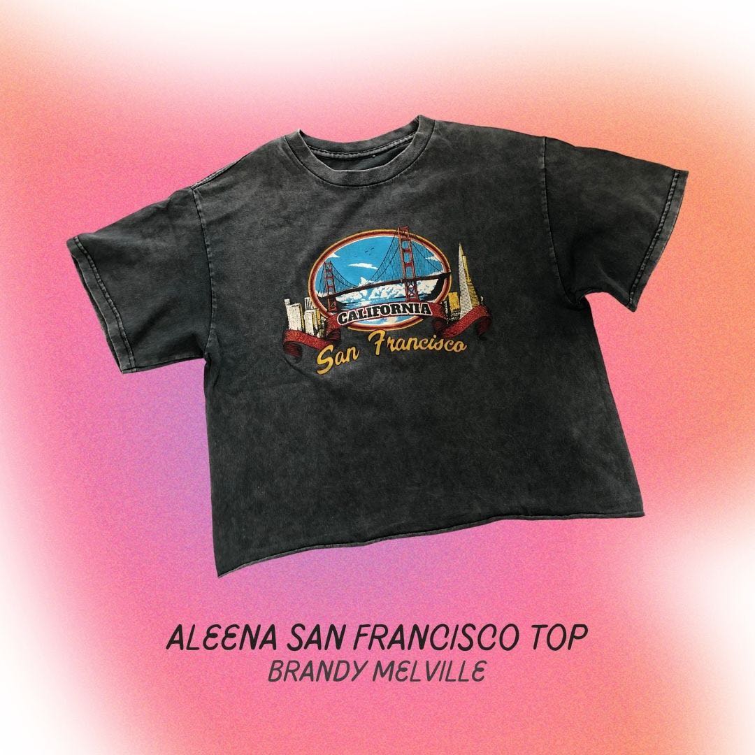Brandy Melville San Francisco Top, Women's Fashion, Tops, Shirts on
