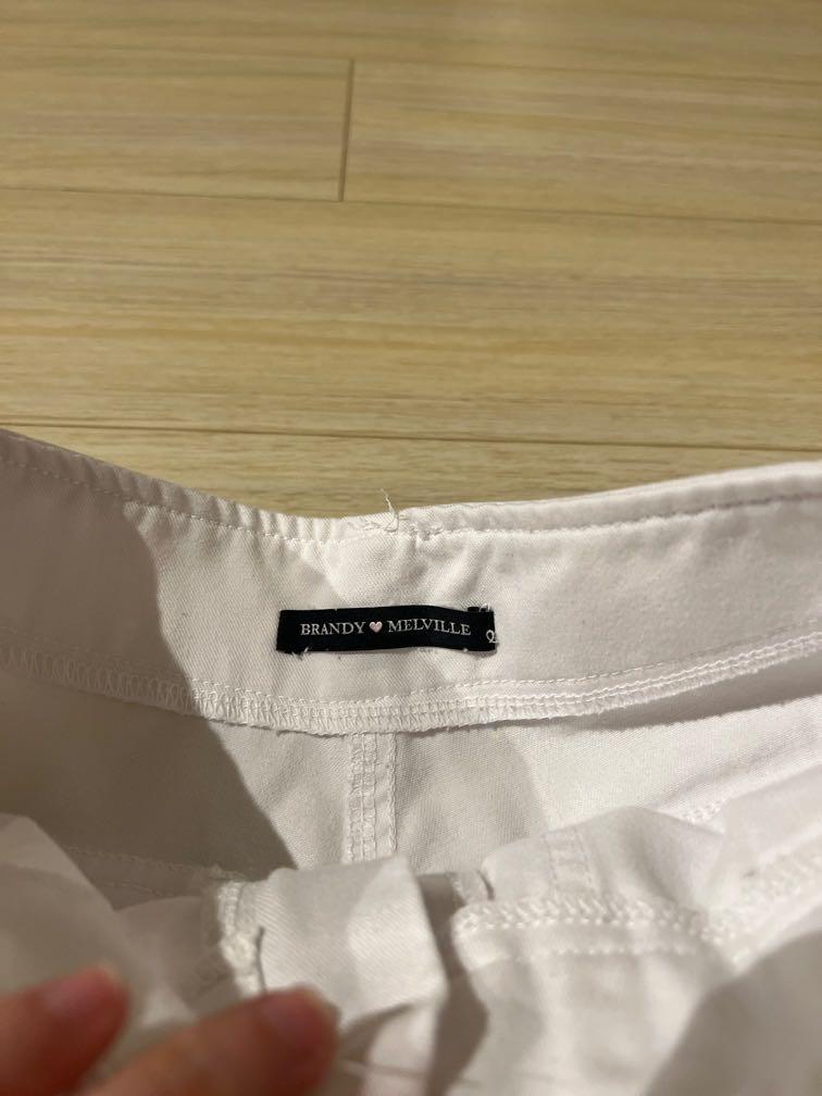Brandy Melville White Cargo Pants, Women's Fashion, Bottoms, Other