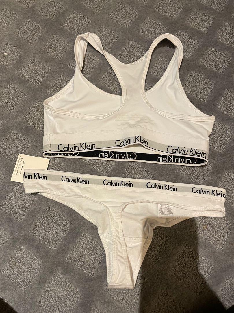 Calvin Klein sports bra set, Women's Fashion, Activewear on Carousell