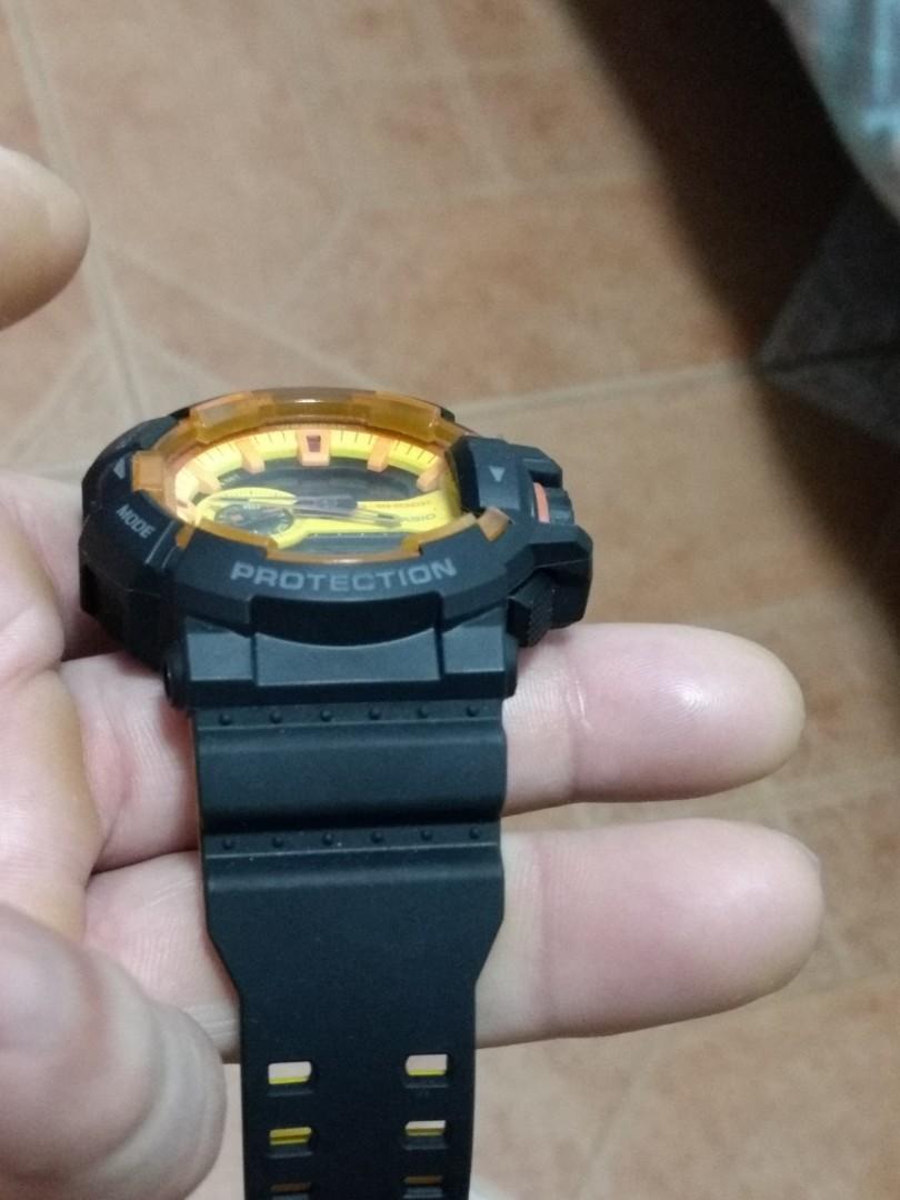 Casio Gshock g shock GA400BY black yellow