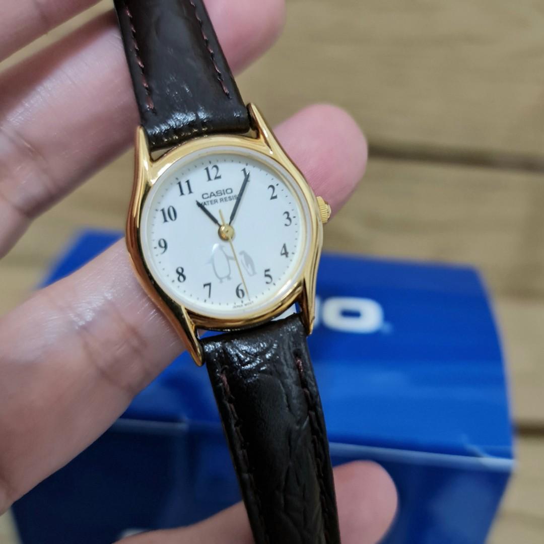 Casio ladies new arrivals leather watches