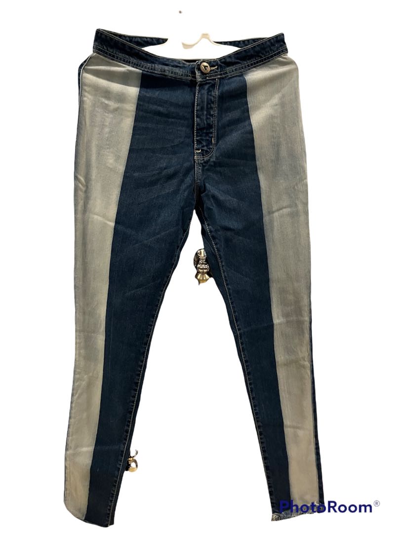 celana jeans two tone size 28, Fesyen 
