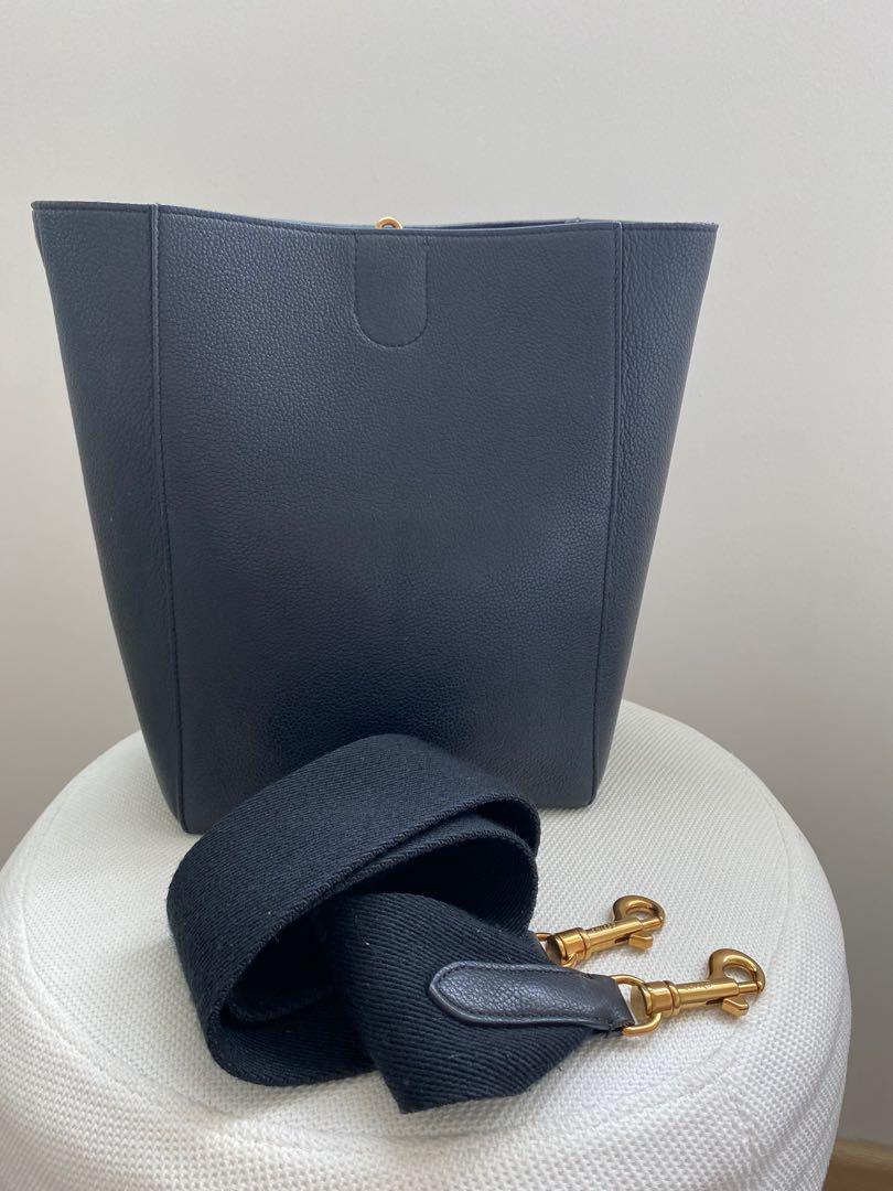 Celine sangle small bucket bag in soft discount grained calfskin