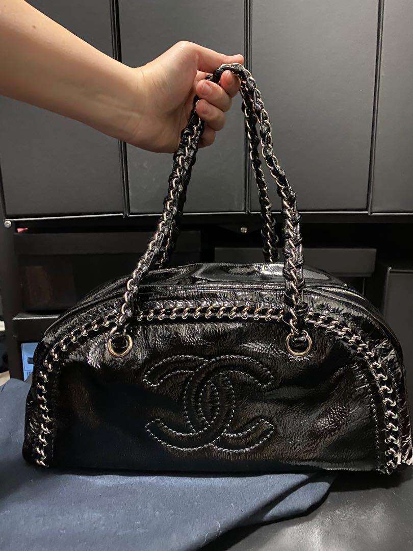 Chanel Black Quilted Vinyl Rock In Moscow Single Flap Bag - Yoogi's Closet