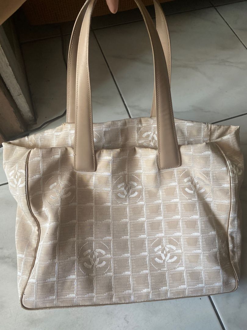 Chanel Travel Line Shopping Tote Bag