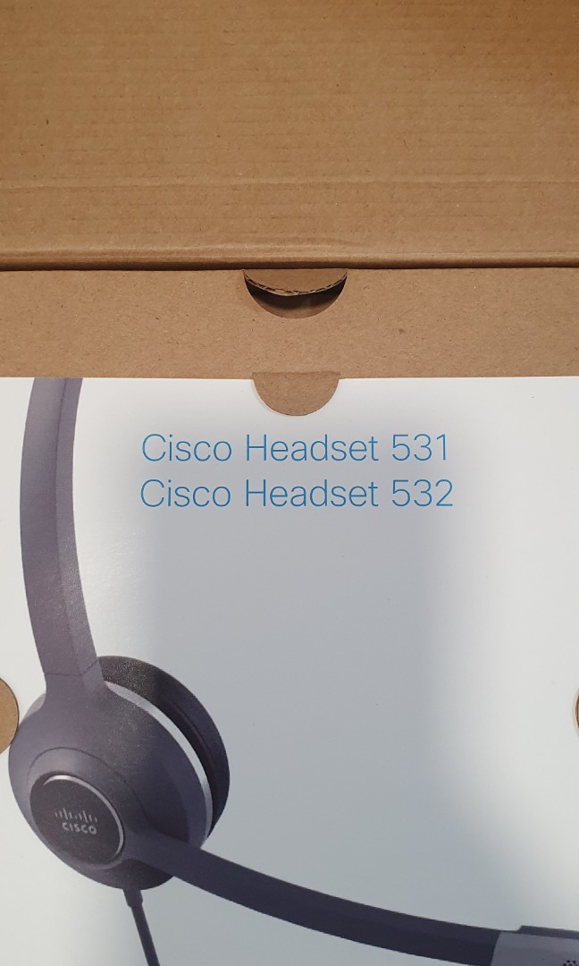 Cisco 531 532 headset, Audio 