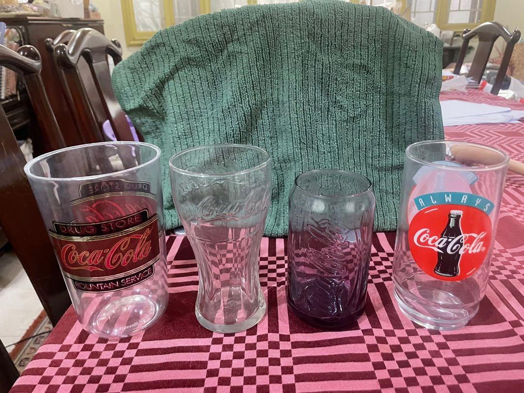 Coke glasses (Category: Coffee & Tea Tableware) located in Quezon City. Submitted by jujuloco (Listing ID 1142530237, Image 1). Description: Coke glasses - take 3 for 100. Rightmost glass not avail anymore. Cool if you’re a collector Bpi or gcash Buyer covers shipping .