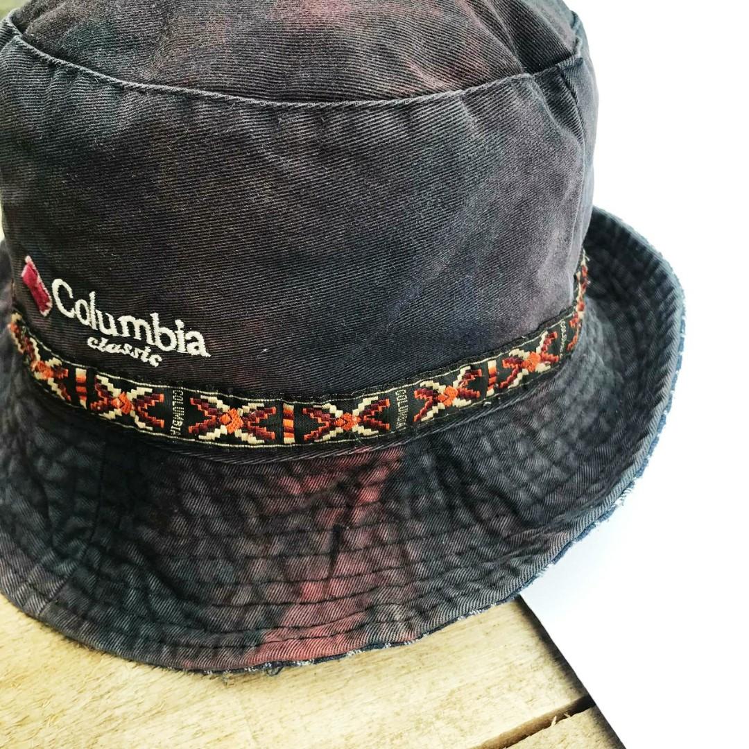columbia reversible Bucket Hat, Fesyen 