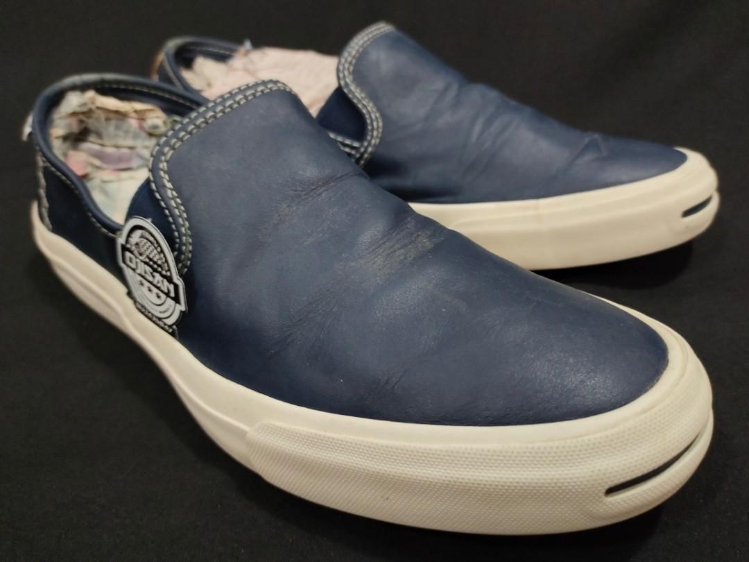 Converse jack purcell 2025 leather slip on