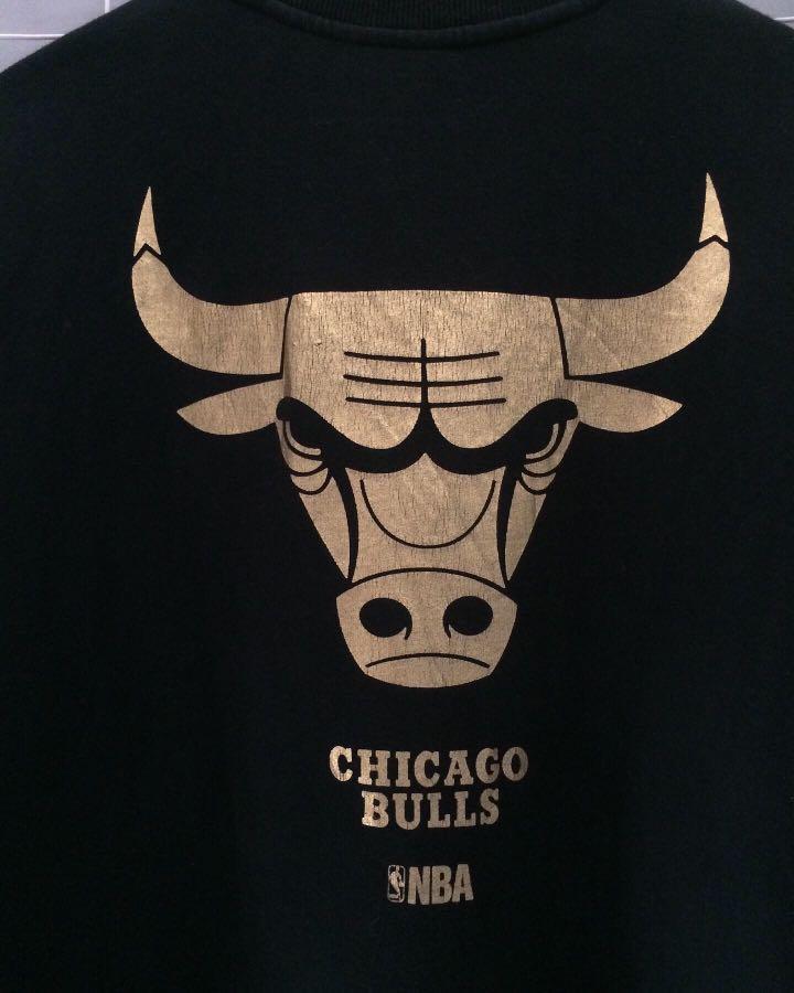 Crewneck NBA Chicago Bulls Gold Second 