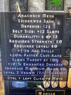 D2r arachnid mesh