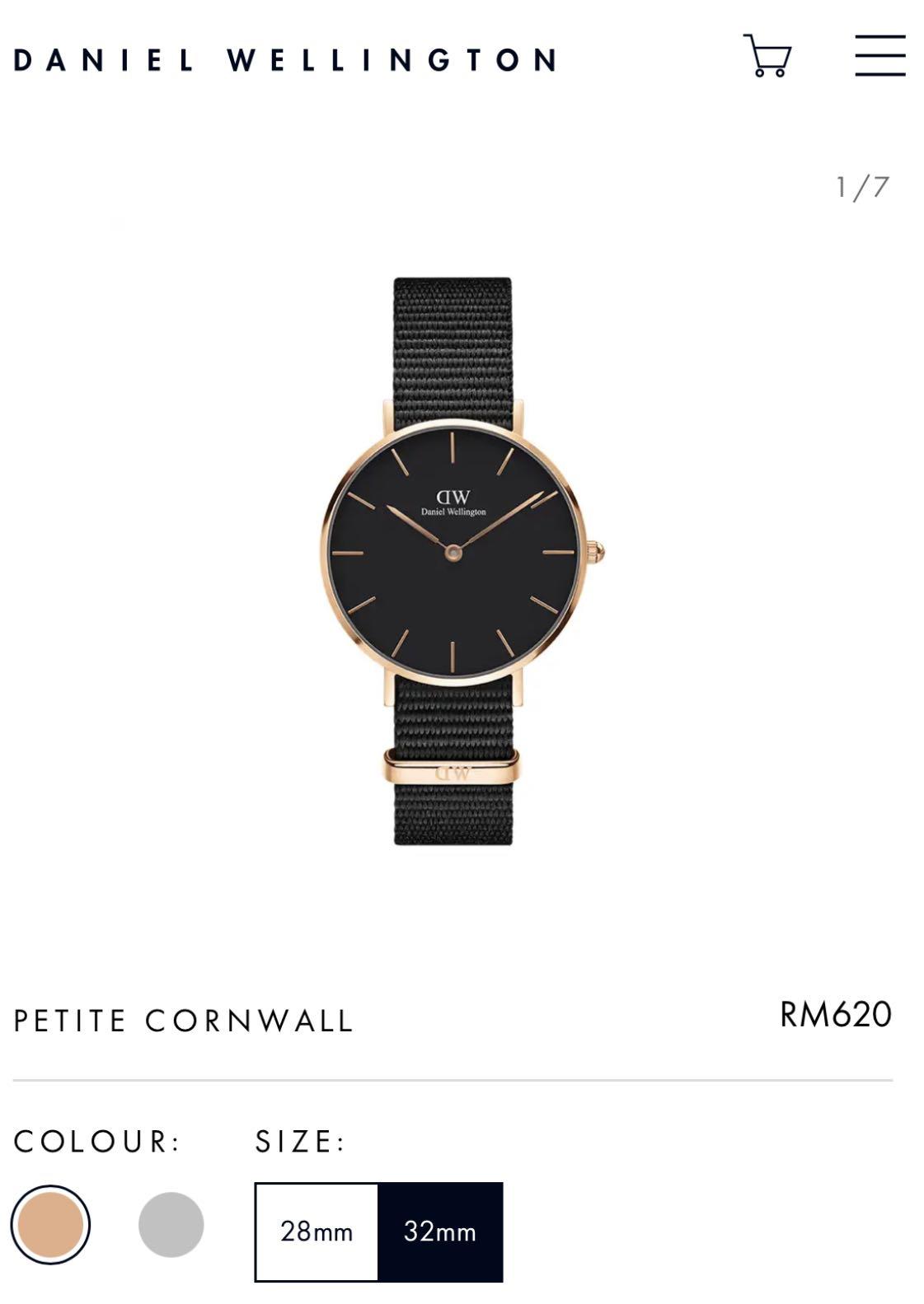Daniel Wellington Black Classic Petite Women s Fashion Watches Accessories Watches on Carousell