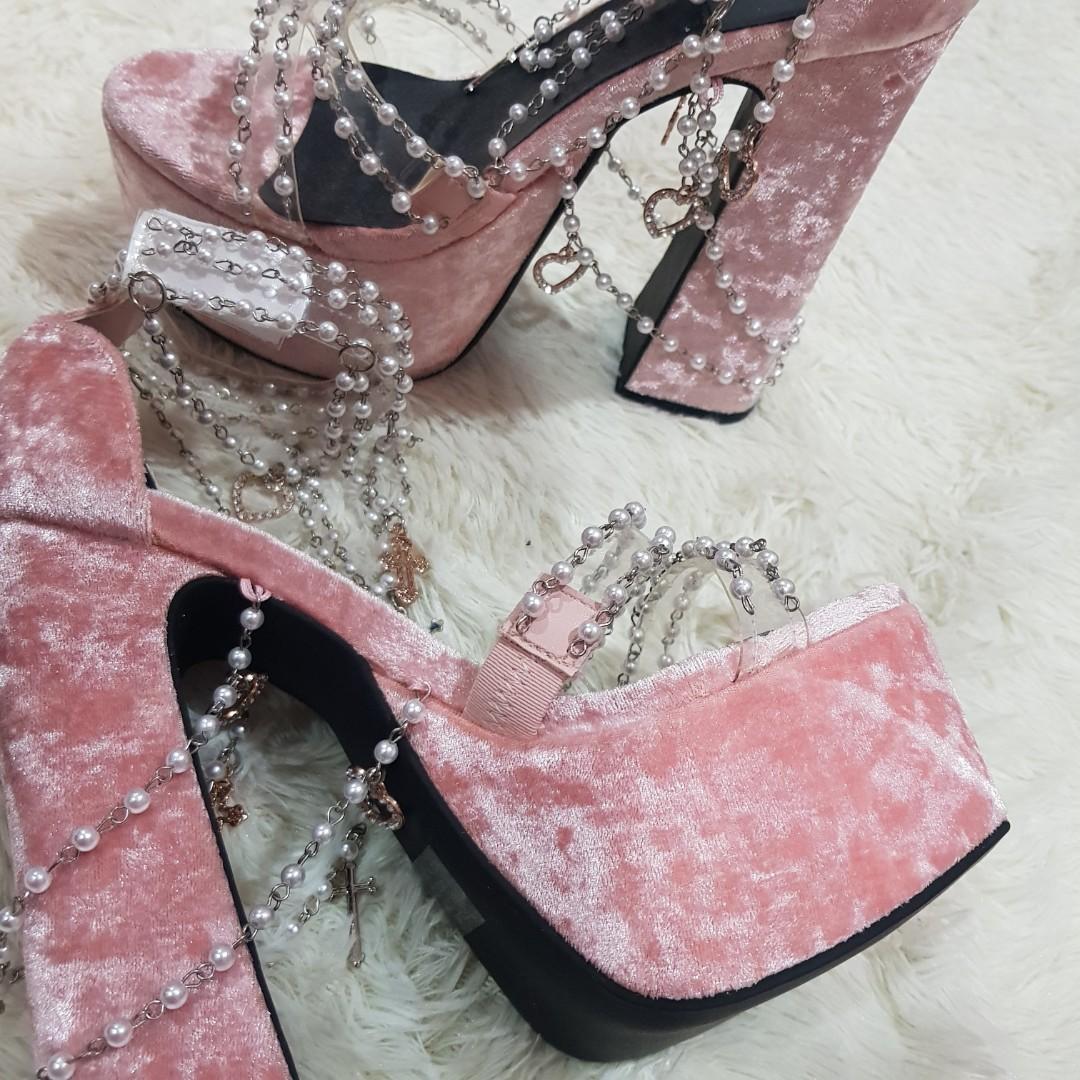 DOLLSKILL HOLY REVELATION ARIANA GRANDE PLATFORM HEELS