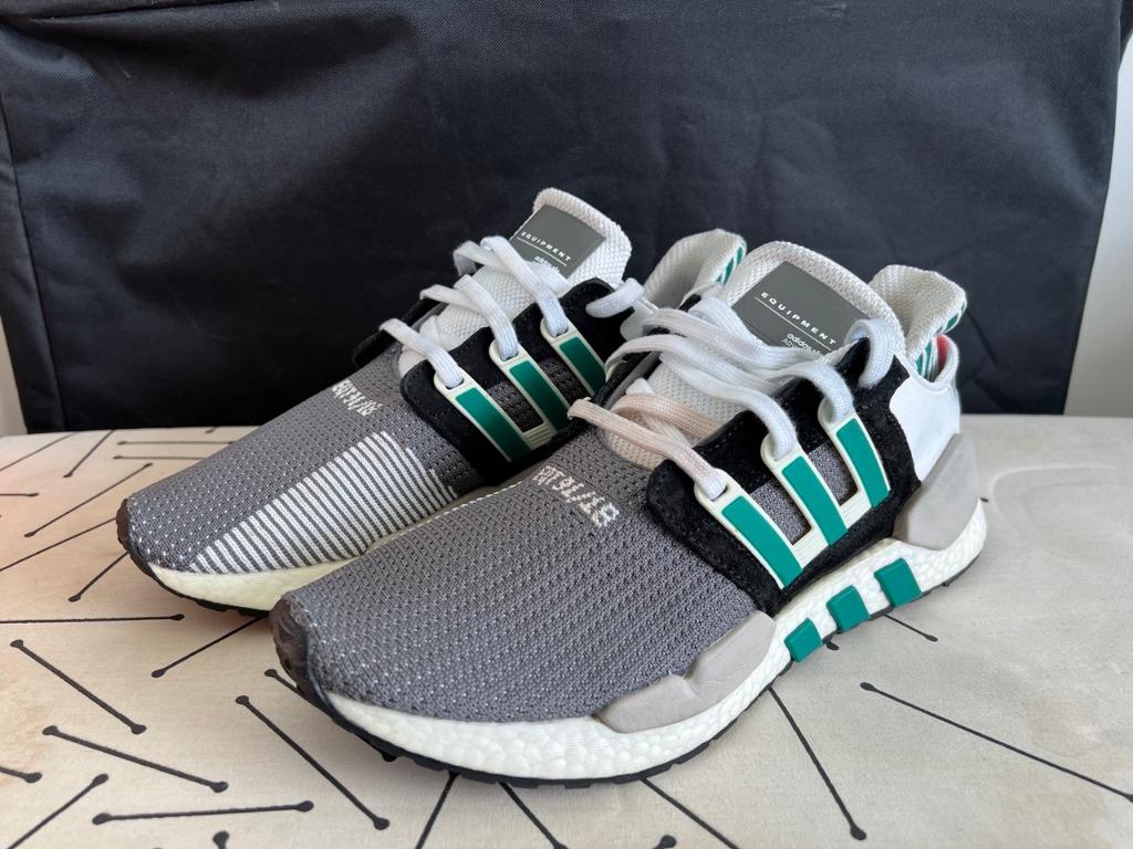 Adidas eqt support deals 91/18 black silver lilac