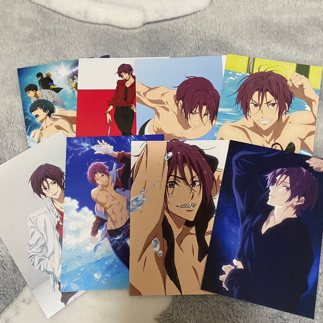 free!松岡凛明信片, 興趣及遊戲, 收藏品及紀念品, 郵票及印刷品