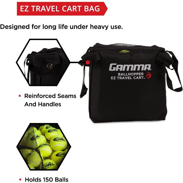 Gamma Sports EZ Travel Cart Pro Ball Hopper, Sports Equipment, Bicycles