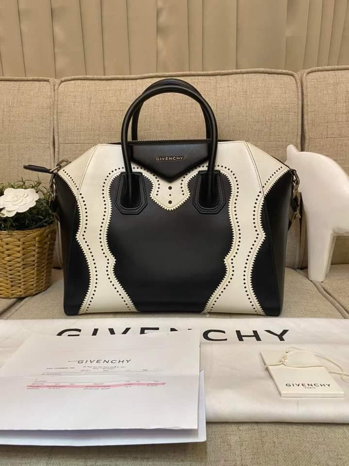 Givenchy Antigona Medium Black and White Tuxedo SHW Luxury Bags Wallets on Carousell