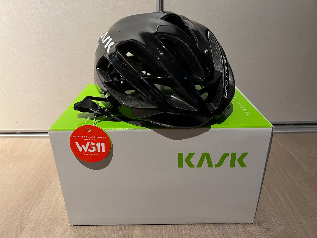 Gloss Black Kask Protone WG11 Helmet 