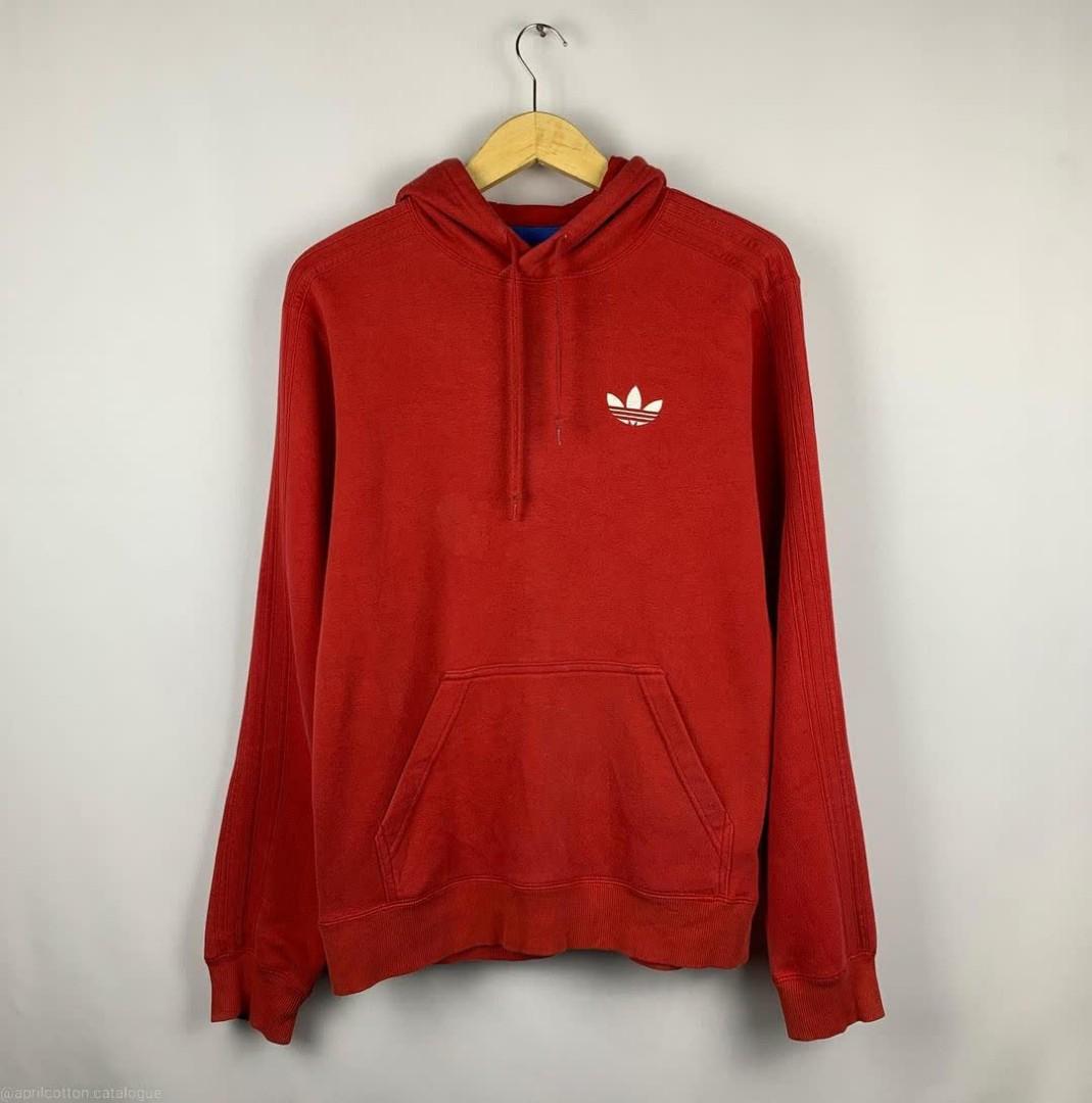 Adidas small logo hoodie on sale