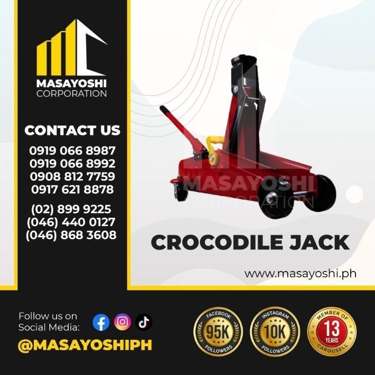 Heavy Duty Crocodile Jack | Hydraulic Floor Jack (Category: Construction & Building Materials) located in Caloocan City. Submitted by johnvincentang001-03074 (Listing ID 1142564034, Image 2). Description: 𝗞𝗶𝗻𝗱𝗹𝘆 𝗖𝗮𝗹𝗹/𝗖𝗼𝗻𝘁𝗮𝗰𝘁 𝗼𝘂𝗿 𝗦𝗮𝗹𝗲𝘀 𝗗𝗲𝗽𝗮𝗿𝘁𝗺𝗲𝗻𝘁 𝗳𝗼𝗿 𝘁𝗵𝗲 𝗮𝘃𝗮𝗶𝗹𝗮𝗯𝗶𝗹𝗶𝘁𝘆 𝗮𝗻𝗱 𝗺𝗼𝗾 𝗼𝗳 𝘁𝗵𝗲 𝗽𝗿𝗼𝗱𝘂𝗰𝘁. ᴀʟʟ ᴘʀɪᴄᴇꜱ ᴀʀᴇ ꜱᴜʙᴊᴇᴄᴛ ᴛᴏ ᴄʜᴀɴɢᴇ ᴡɪᴛʜᴏᴜᴛ ᴘʀɪᴏʀ ɴᴏᴛɪᴄᴇ ᴅᴜᴇ ᴛᴏ ꜰʟᴜᴄᴛᴜᴀᴛɪᴏɴ. 𝗢𝘂𝗿 𝗪𝗮𝗿�