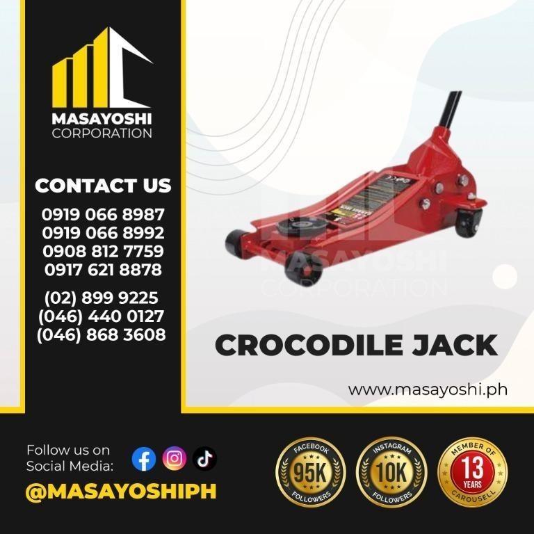 Heavy Duty Crocodile Jack | Hydraulic Floor Jack (Category: Construction & Building Materials) located in Caloocan City. Submitted by johnvincentang001-03074 (Listing ID 1142564034, Image 3). Description: 𝗞𝗶𝗻𝗱𝗹𝘆 𝗖𝗮𝗹𝗹/𝗖𝗼𝗻𝘁𝗮𝗰𝘁 𝗼𝘂𝗿 𝗦𝗮𝗹𝗲𝘀 𝗗𝗲𝗽𝗮𝗿𝘁𝗺𝗲𝗻𝘁 𝗳𝗼𝗿 𝘁𝗵𝗲 𝗮𝘃𝗮𝗶𝗹𝗮𝗯𝗶𝗹𝗶𝘁𝘆 𝗮𝗻𝗱 𝗺𝗼𝗾 𝗼𝗳 𝘁𝗵𝗲 𝗽𝗿𝗼𝗱𝘂𝗰𝘁. ᴀʟʟ ᴘʀɪᴄᴇꜱ ᴀʀᴇ ꜱᴜʙᴊᴇᴄᴛ ᴛᴏ ᴄʜᴀɴɢᴇ ᴡɪᴛʜᴏᴜᴛ ᴘʀɪᴏʀ ɴᴏᴛɪᴄᴇ ᴅᴜᴇ ᴛᴏ ꜰʟᴜᴄᴛᴜᴀᴛɪᴏɴ. 𝗢𝘂𝗿 𝗪𝗮𝗿�