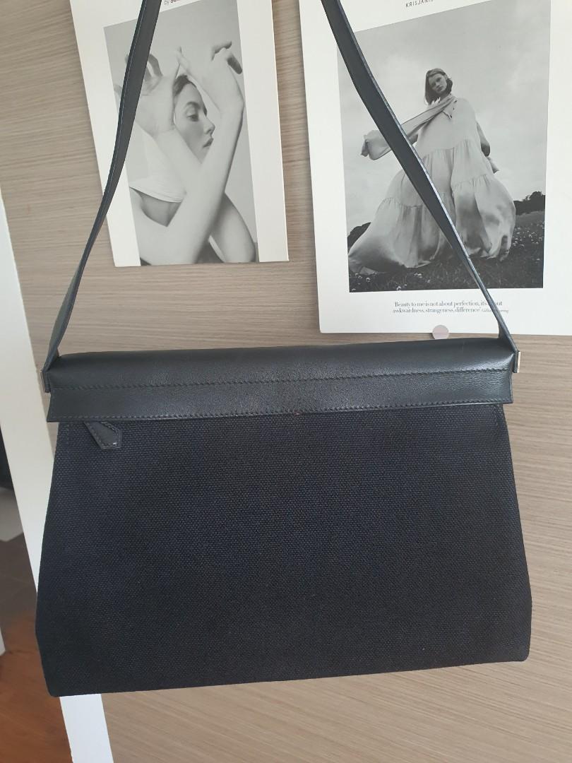 Hermes Yeoh canvas leather shoulder bag Luxury Bags Wallets