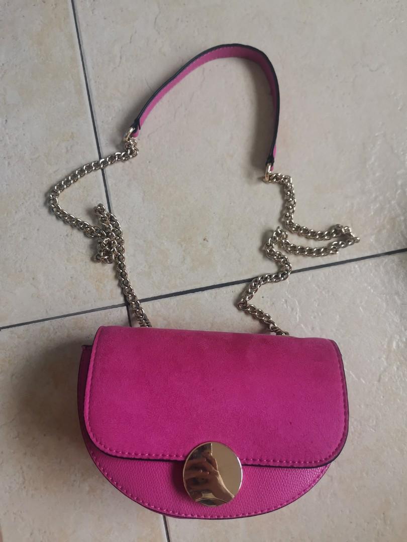 H&m pink sling bag Clearance