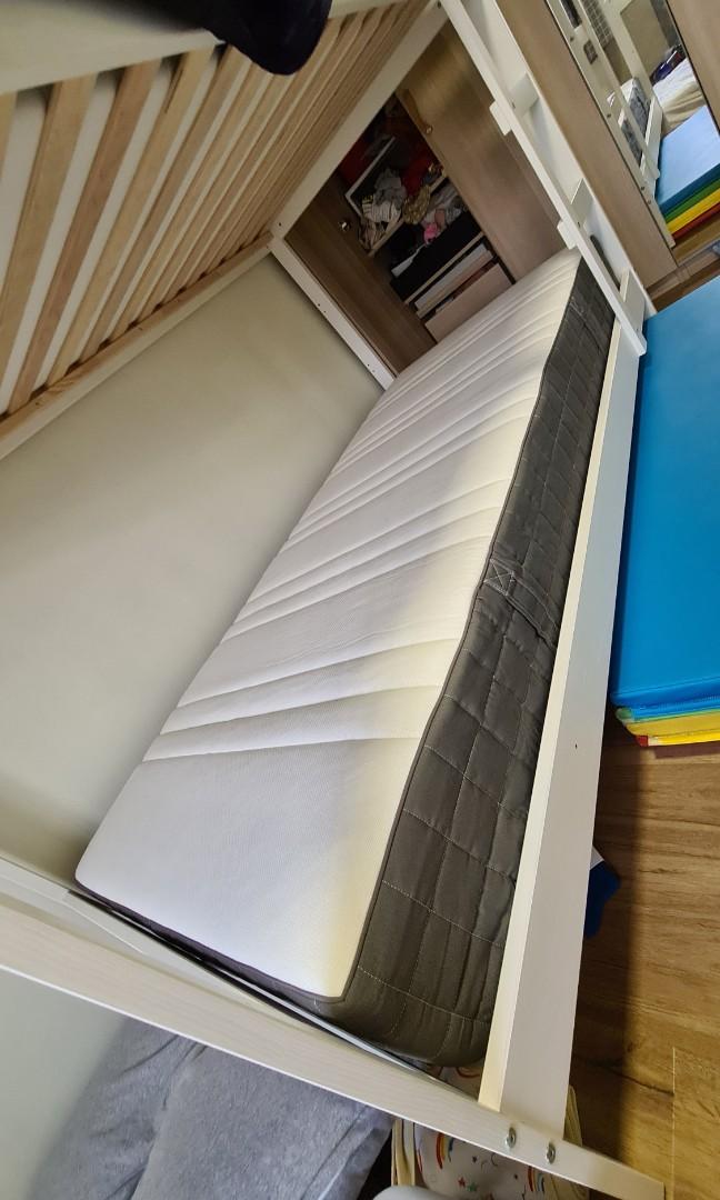 IKEA HOVAG spring mattress Single 90 x 200 cm, Furniture & Home Living