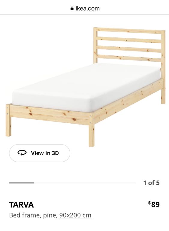 Ikea Tarva Pine Bed Single Furniture, Ikea Pine Twin Bed Frame